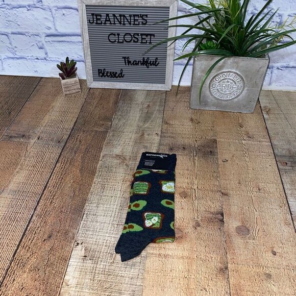 Expressions Avacado Toast Socks - Picture 4 of 4
